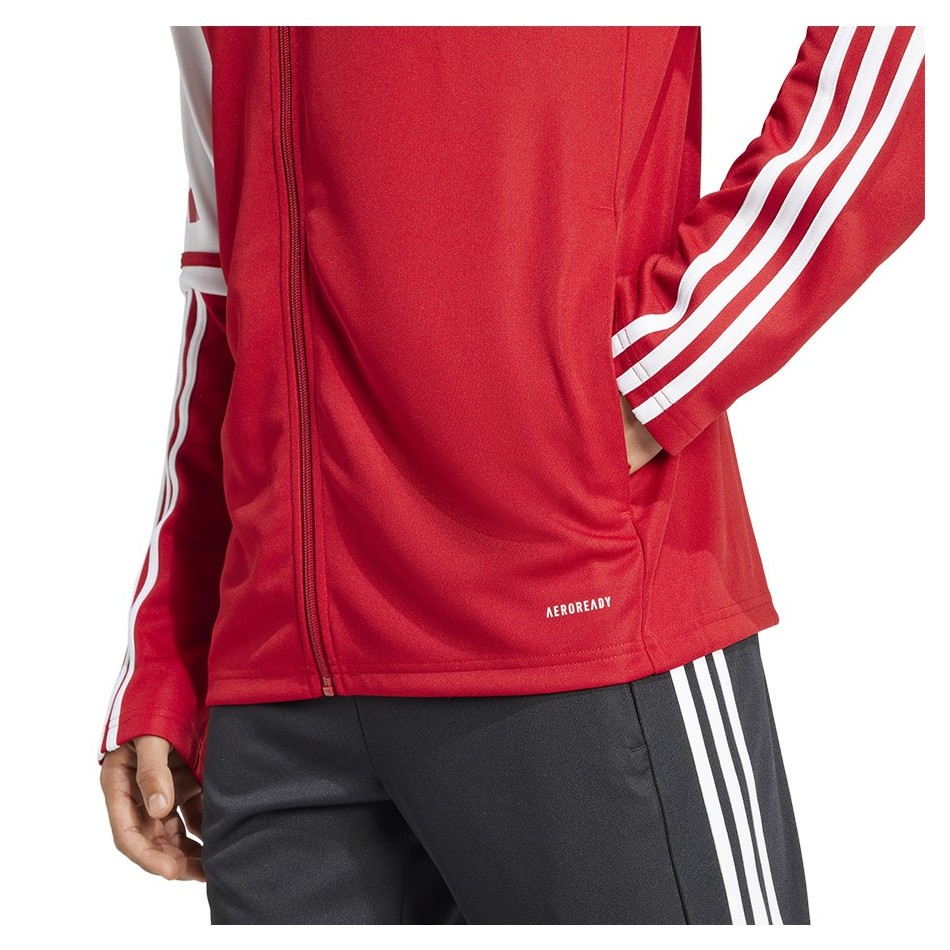 Dres rozpinany męski Adidas Squadra 25 Training Czerwony/Czarny