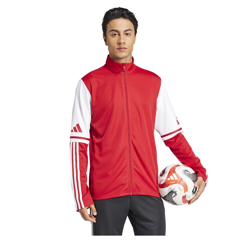 Dres rozpinany męski Adidas Squadra 25 Training Czerwony/Czarny